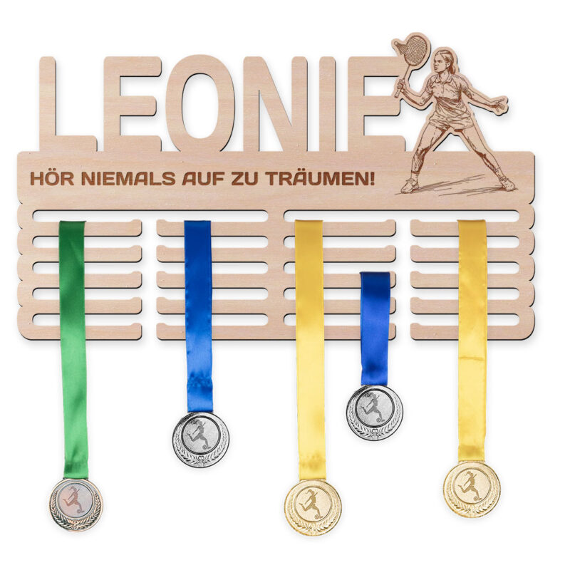 Medaillenhalter - Badminton, Frau
