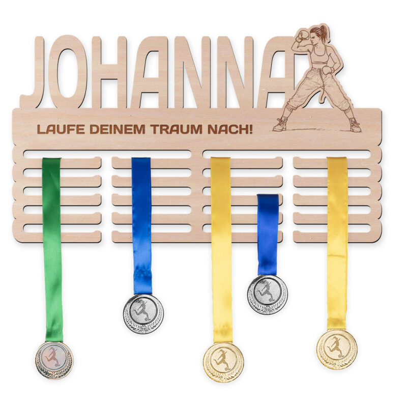 Medaillenhalter - Boxen, Frau
