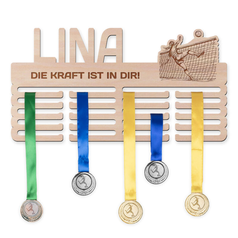 Medaillenhalter - Korbball, Frau