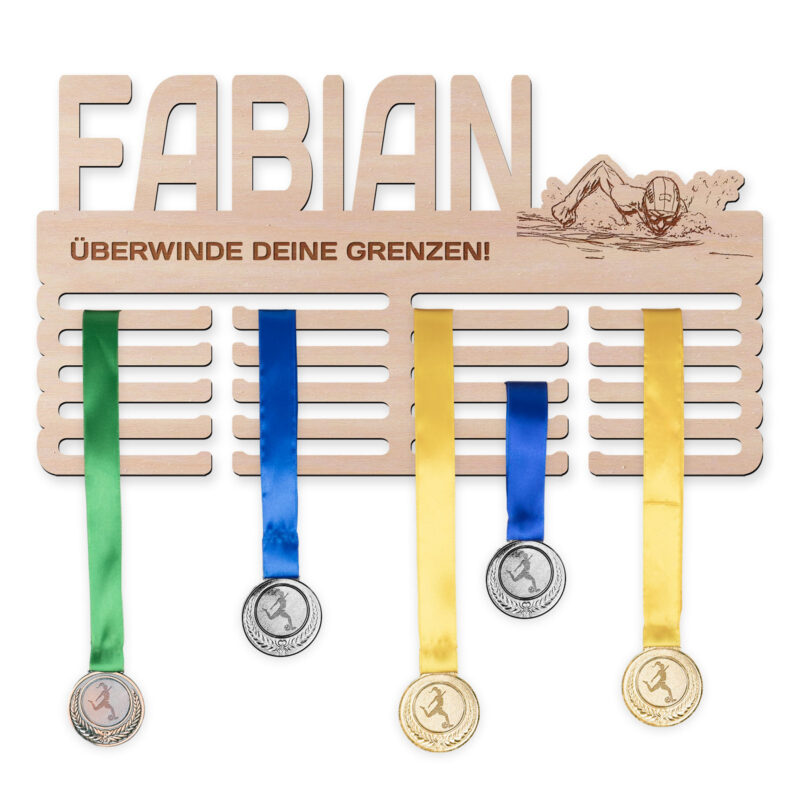 Medaillenhalter - Schwimmen, Mann