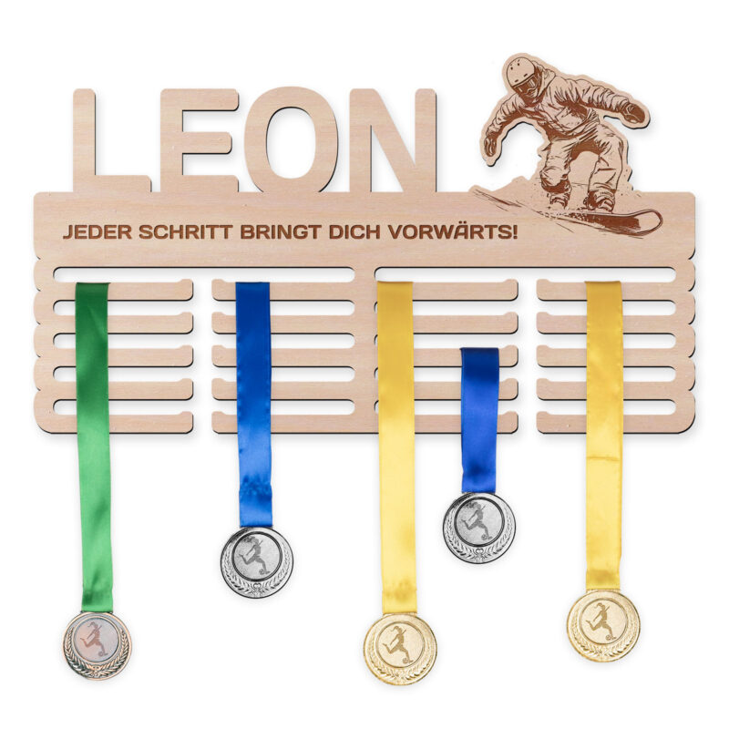 Medaillenhalter - Snowboarden, Mann