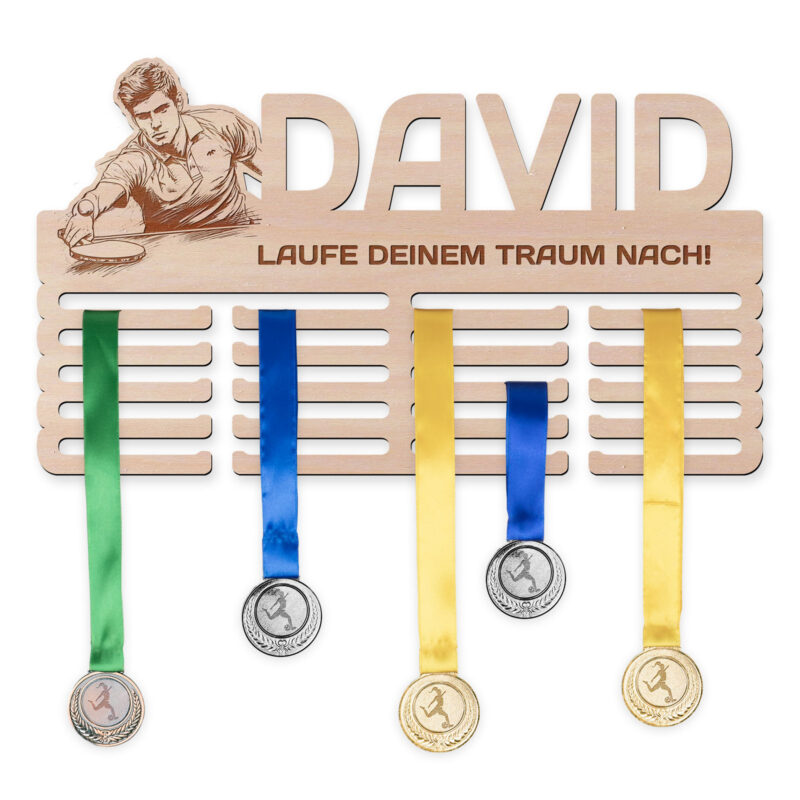 Medaillenhalter - Tischtennis, Mann
