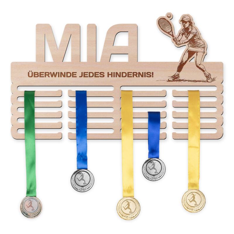 Medaillenhalter - Tennis, Frau