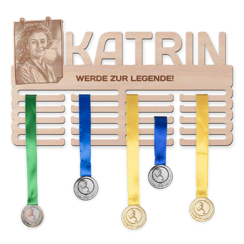 Medaillenhalter mit Ihrem Foto