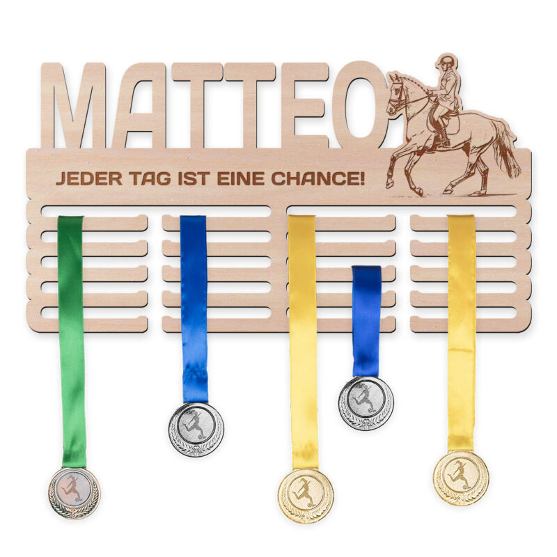 Medaillenhalter - Reiten, Mann