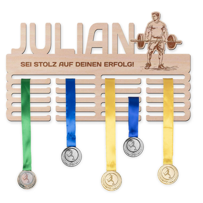 Medaillenhalter - Bodybuilding, Mann