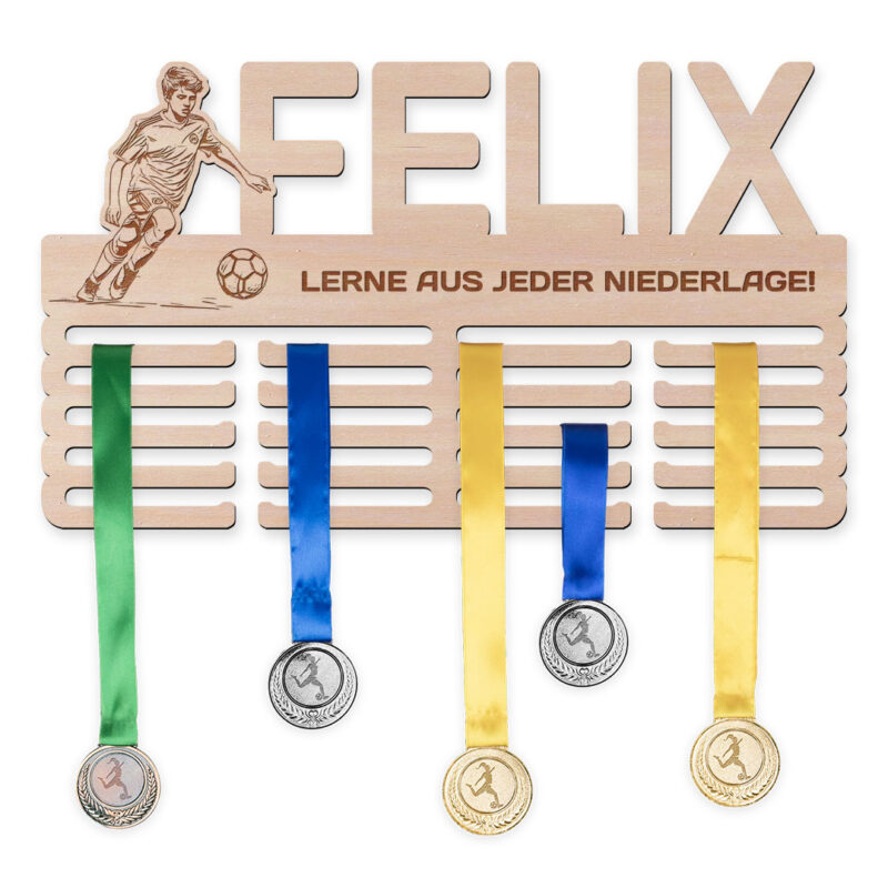 Medaillenhalter - Fußball, Junge