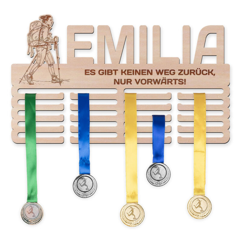 Medaillenhalter - Trekking, Frau