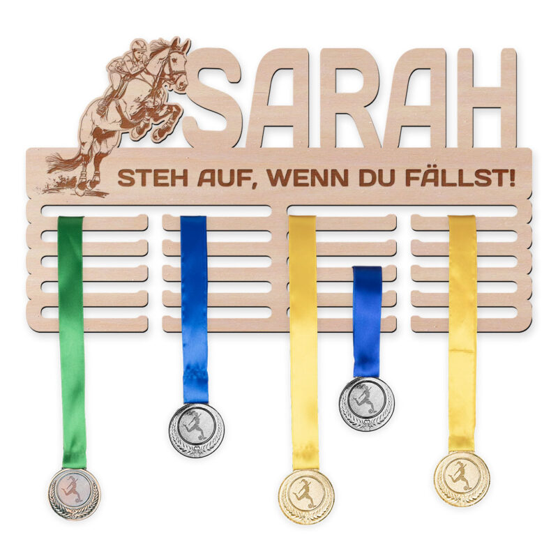Medaillenhalter - Springreiten, Frau